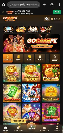 GOCASHPK Game