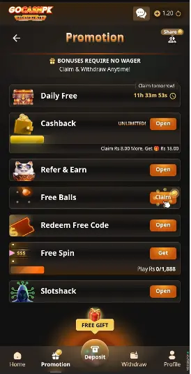 GOCASHPK Game