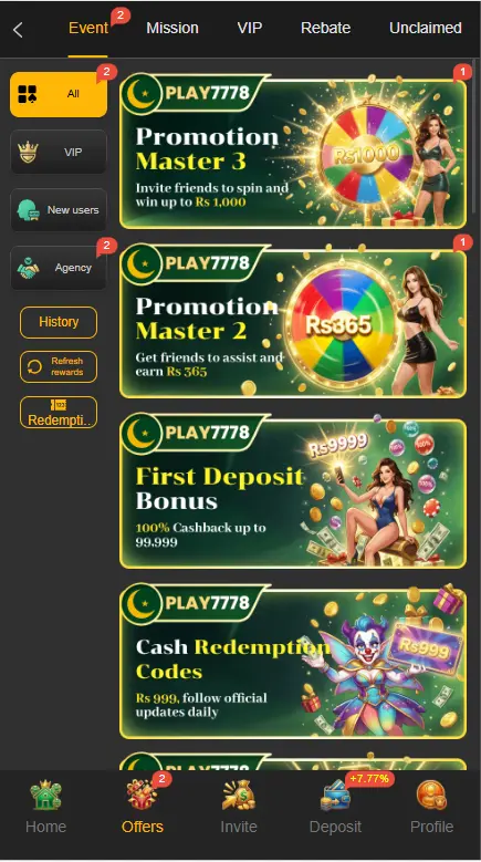 Play7778 Game